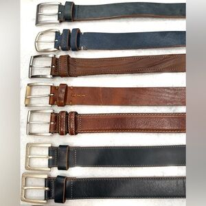Allen Edmonds leather belt bundle 97/38